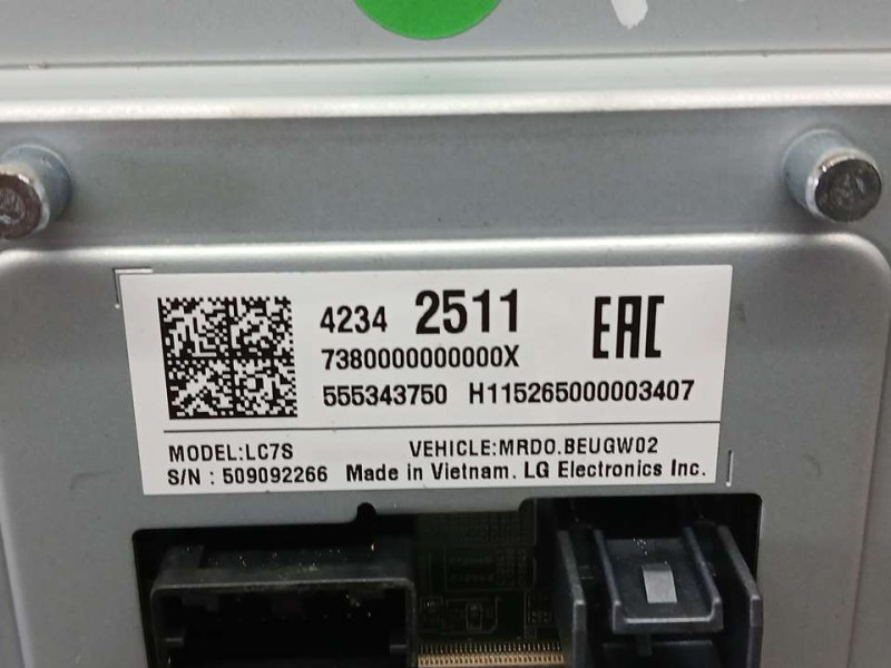 Recambio de sistema navegacion gps para opel astra k lim. 5türig dynamic start/stop referencia OEM IAM 42342511 555343750 