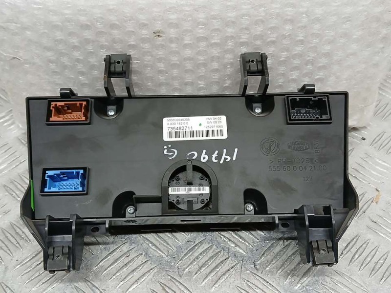 Recambio de mando climatizador para fiat bravo (198) 1.9 active multijet referencia OEM IAM 735482711 503600040205 TOCADO MAGNET