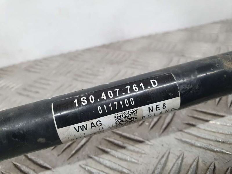 Recambio de transmision delantera izquierda para volkswagen up! (122) move up! bmt referencia OEM IAM 1S0407761D 0117100 