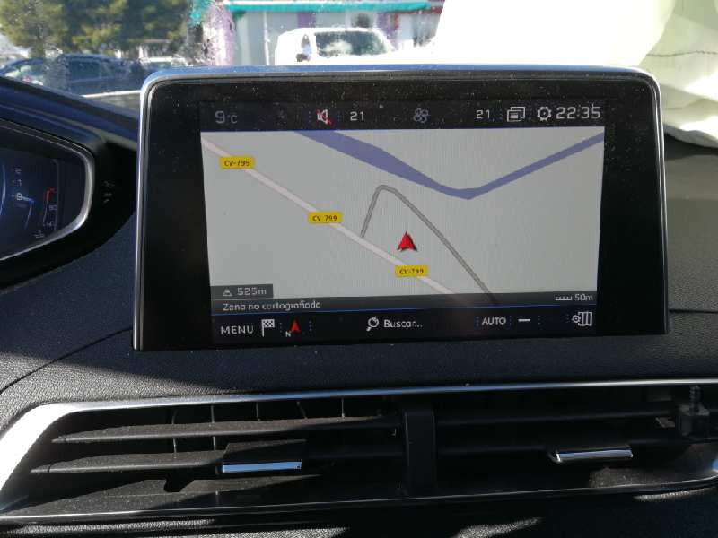 Recambio de pantalla multifuncion para peugeot 3008 active referencia OEM IAM 9810032680  