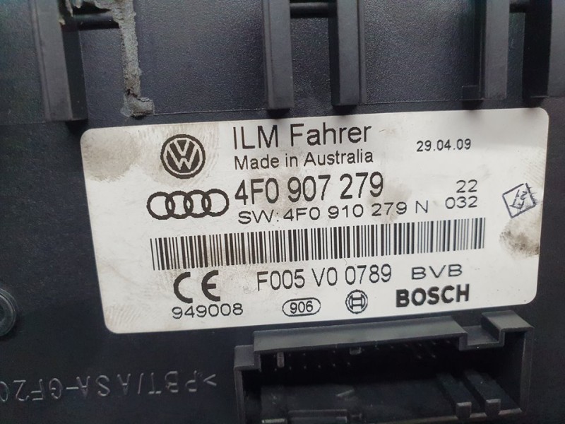 Recambio de modulo electronico para audi a6 berlina (4f2) 2.0 tdi referencia OEM IAM 4F0907279 F005V00789 BOSCH