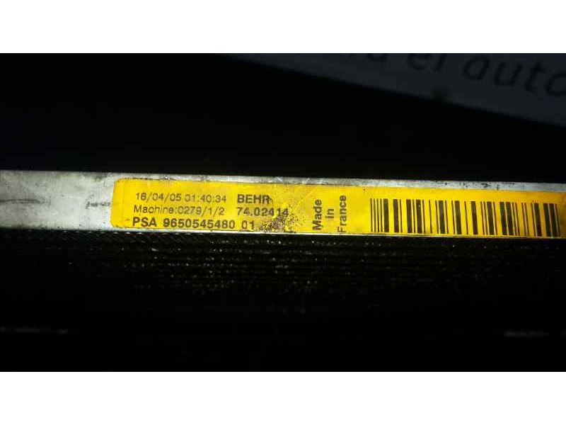 Recambio de condensador / radiador aire acondicionado para citroën c4 coupe vtr referencia OEM IAM 9650545480  BEHR