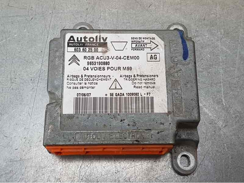 Recambio de airbag delantero izquierdo para citroën berlingo 1.6 hdi 75 sx familiar referencia OEM IAM 96639595XT01  