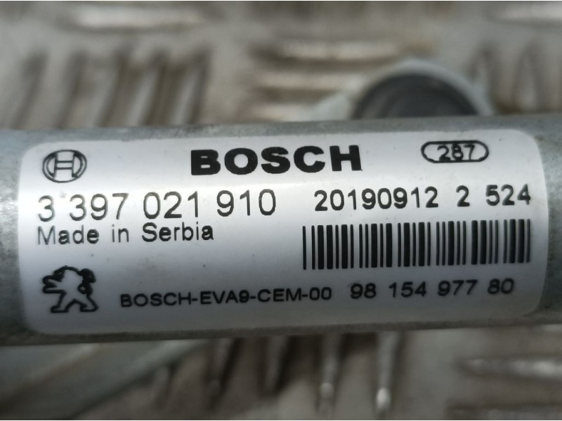 Recambio de motor limpia delantero para citroën c3 live referencia OEM IAM 9815498870 3397021910 BOSCH