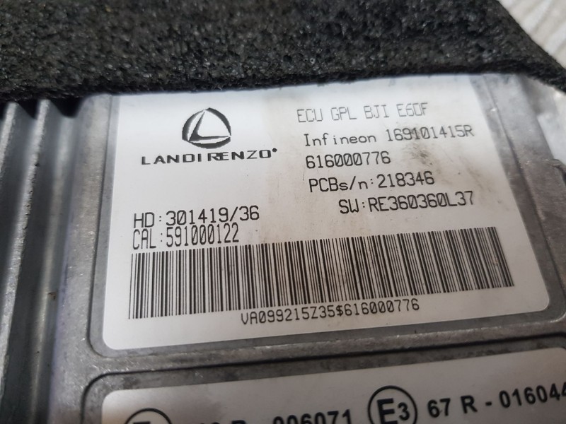 Recambio de centralita glp para dacia sandero iii 1.0 tce 90 referencia OEM IAM 169101415R  