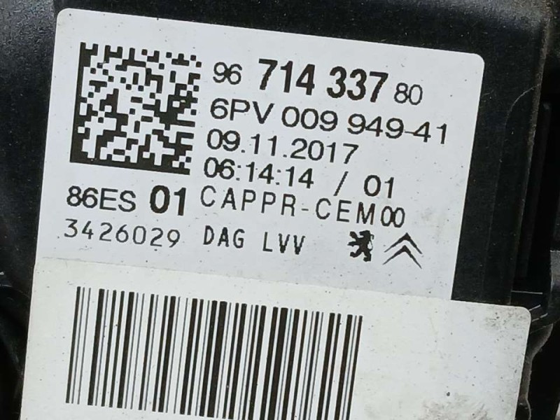 Recambio de potenciometro pedal para peugeot 208 style referencia OEM IAM 9671433780 6PV00994941 