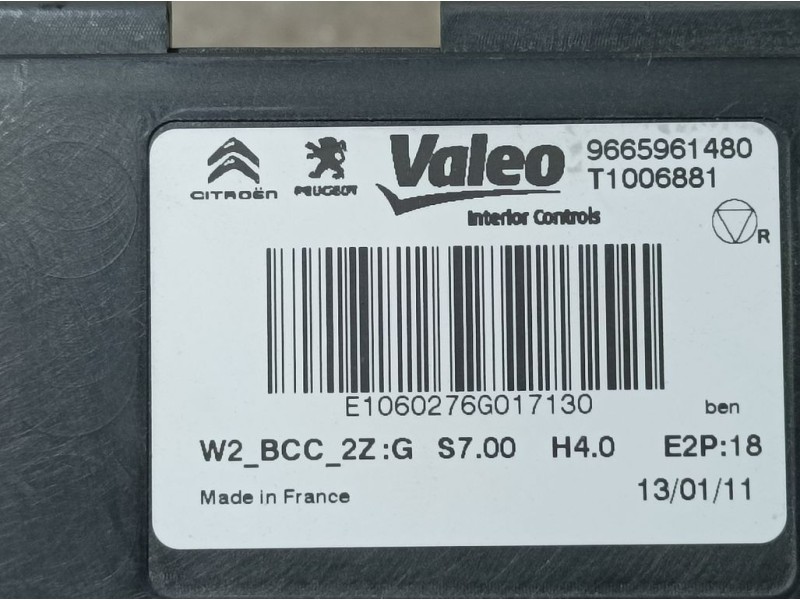 Recambio de modulo electronico para peugeot 508 allure referencia OEM IAM 9665961480 T1006881 VALEO