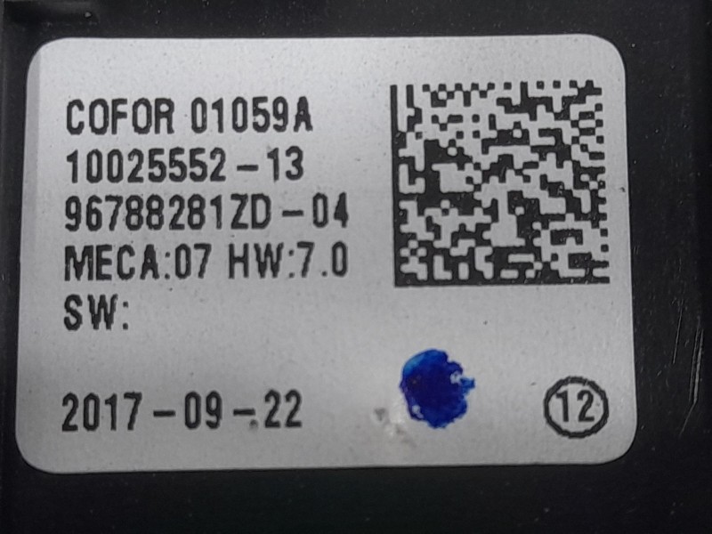 Recambio de mando elevalunas delantero izquierdo para peugeot 308 ii (lb_, lp_, lw_, lh_, l3_) 1.2 thp 110 referencia OEM IAM 96