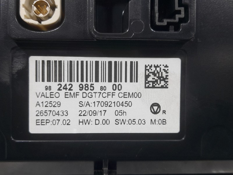 Recambio de sistema navegacion gps para peugeot 308 ii (lb_, lp_, lw_, lh_, l3_) 1.2 thp 110 referencia OEM IAM 982429858000 EMF