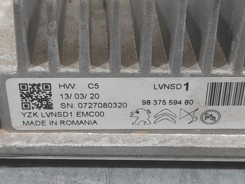 Recambio de modulo electronico para peugeot 208 ii (ub_, up_, uw_, uj_) e-208 referencia OEM IAM 9837559480  