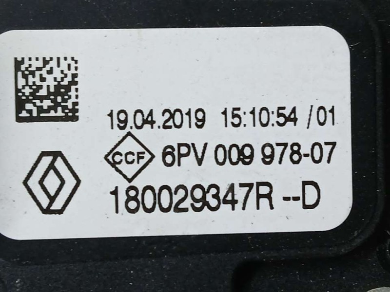 Recambio de potenciometro pedal para renault clio iv business referencia OEM IAM 180029647R 6PV00997807 