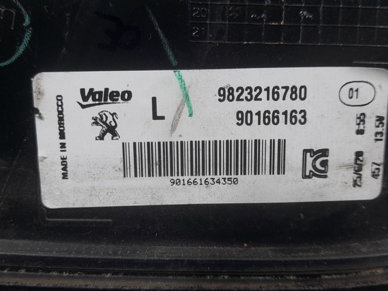Recambio de piloto trasero izquierdo para peugeot 208 ii (ub_, up_, uw_, uj_) e-208 referencia OEM IAM 9823216780  