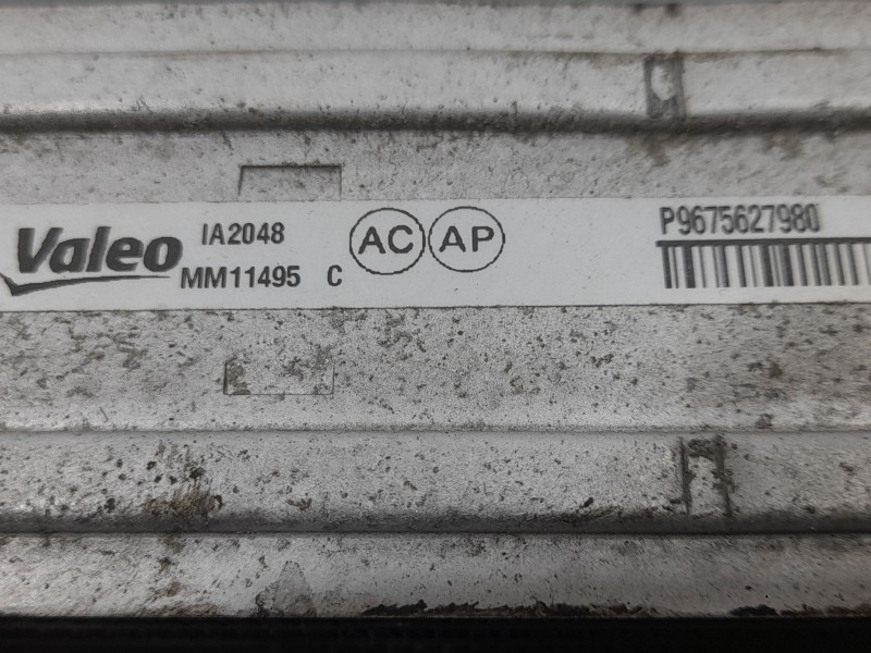 Recambio de intercooler para peugeot 308 sw style referencia OEM IAM 9675627980  