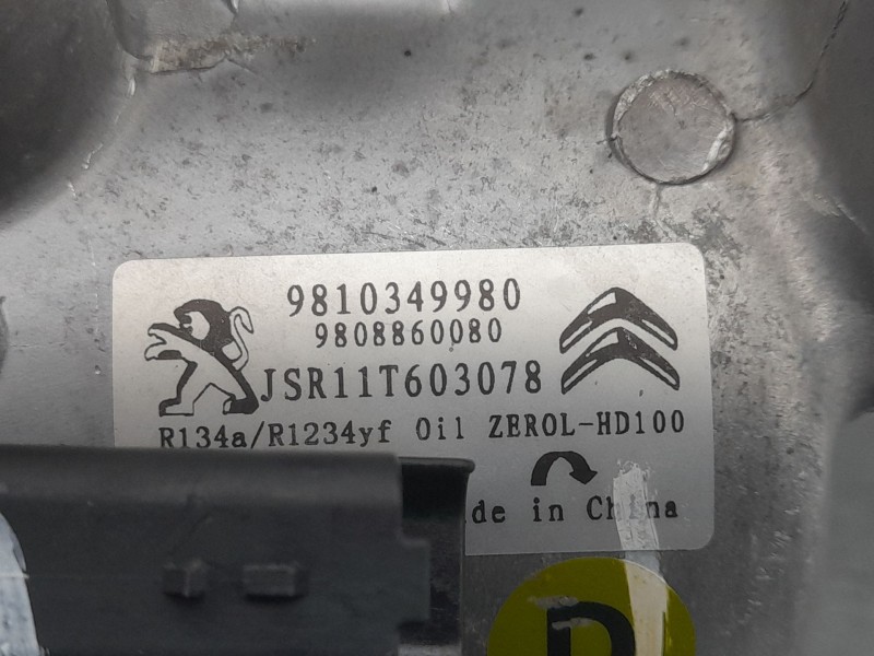 Recambio de compresor aire acondicionado para citroën c3 iii (sx) 1.5 bluehdi 100 (sxyhyp, sxyhtu) referencia OEM IAM 9810349980