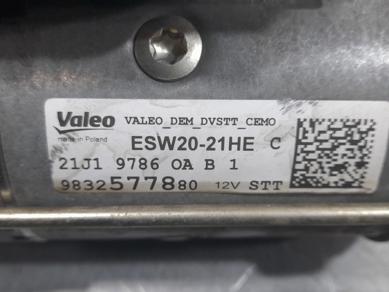 Recambio de motor arranque para citroën c3 iii (sx) 1.5 bluehdi 100 (sxyhyp, sxyhtu) referencia OEM IAM 98325577880 ESW2021HEC V