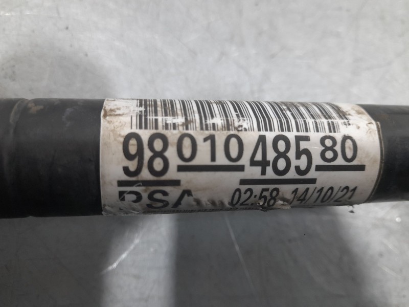 Recambio de transmision delantera izquierda para citroën c3 iii (sx) 1.5 bluehdi 100 (sxyhyp, sxyhtu) referencia OEM IAM 9801048