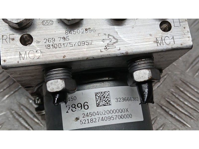 Recambio de abs para opel insignia b grand sport (z18) 1.5 (68) referencia OEM IAM 84502896  269795