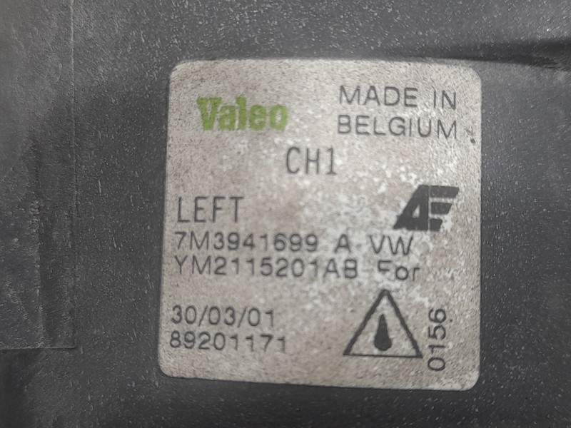 Recambio de faro antiniebla izquierdo para seat alhambra (7v9) reference referencia OEM IAM 7M3941699A  