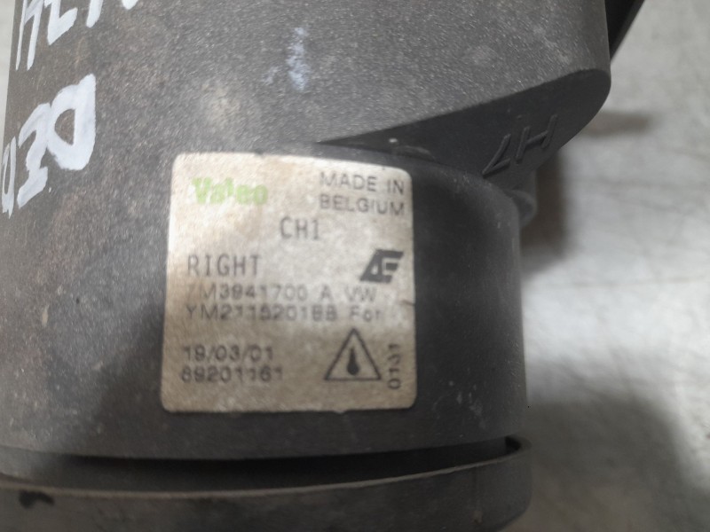 Recambio de faro antiniebla derecho para seat alhambra (7v9) reference referencia OEM IAM 7M3941700A YM2115201BB VALEO