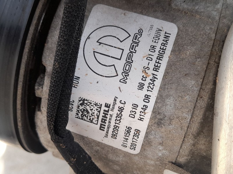 Recambio de compresor aire acondicionado para fiat tipo hatchback (356_, 357_) 1.3 d (356hxh1a) referencia OEM IAM   
