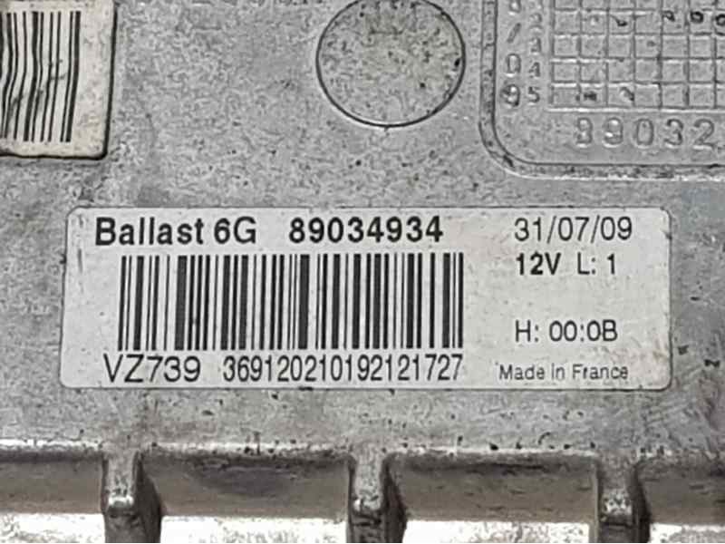 Recambio de centralita faros xenon para citroën c4 berlina exclusive referencia OEM IAM 89034934  VALEO
