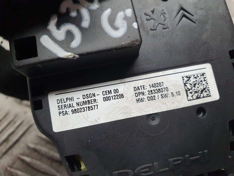 Recambio de mando multifuncion para peugeot 508 active referencia OEM IAM 9802378577 28338070 DELPHI