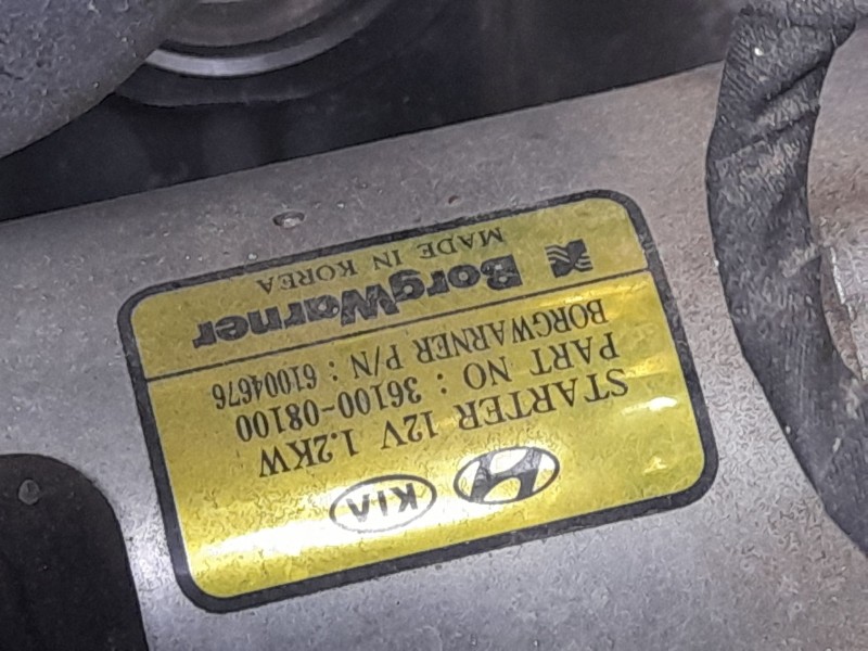 Recambio de motor arranque para hyundai i20 iii (bc3, bi3) 1.0 t-gdi referencia OEM IAM   