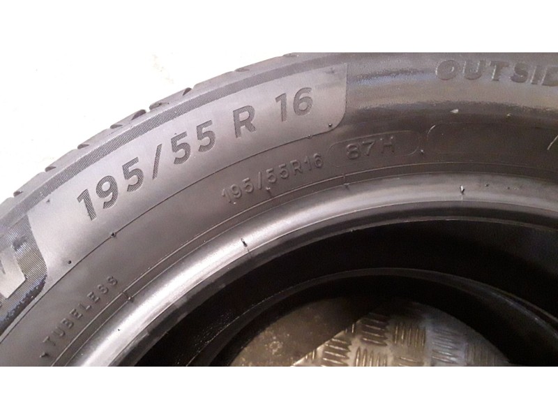 Recambio de neumatico pareja para neumaticos reutilizados - referencia OEM IAM 195551687H MICHELIN 195/55/16/87H
