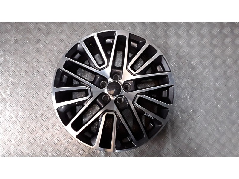 Recambio de llanta aluminio para jeep compass (mp, m6, mv, m7) 1.3 referencia OEM IAM 7.5X19 5 TORN ET40 ROZADA ALUMINIO