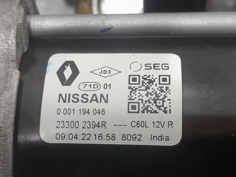 Recambio de motor arranque para renault captur ii (hf_) tce 140 (hfn0) referencia OEM IAM 233002394R  