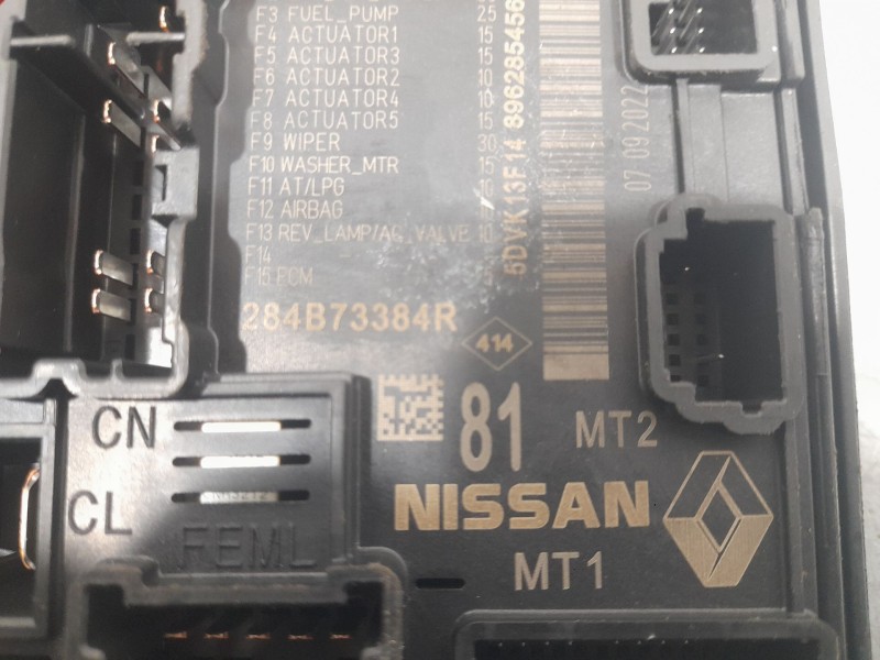 Recambio de caja reles / fusibles para renault captur ii (hf_) tce 140 (hfn0) referencia OEM IAM 284B73384R  