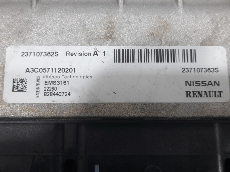 Recambio de centralita motor uce para renault captur ii (hf_) tce 140 (hfn0) referencia OEM IAM 237107363S  