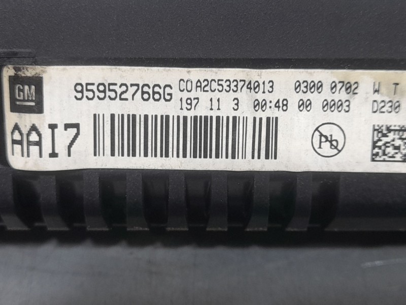 Recambio de pantalla multifuncion para chevrolet cruze (j300) 1.6 referencia OEM IAM 959527696G  