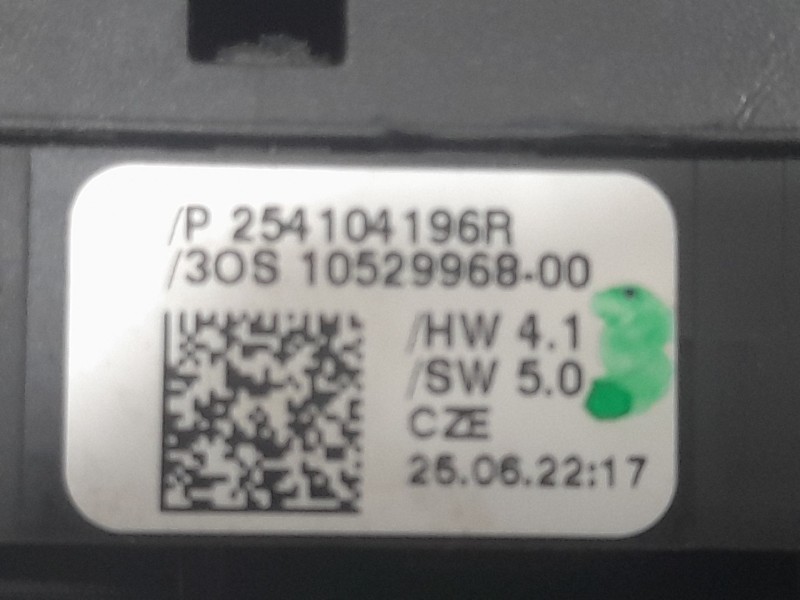 Recambio de mando elevalunas delantero izquierdo para renault captur ii (hf_) tce 140 (hfn0) referencia OEM IAM 254104196R C/MAN