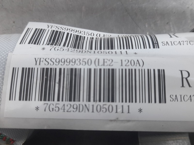 Recambio de airbag cortina delantero derecho para mg zs 1.5 vti referencia OEM IAM YFSS9999350  