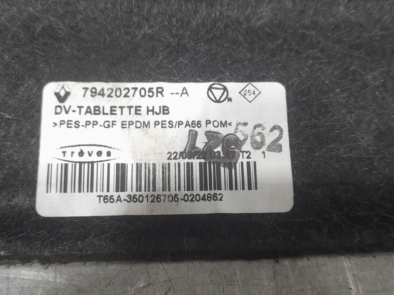 Recambio de bandeja trasera para renault captur ii (hf_) tce 140 (hfn0) referencia OEM IAM 794202705R  