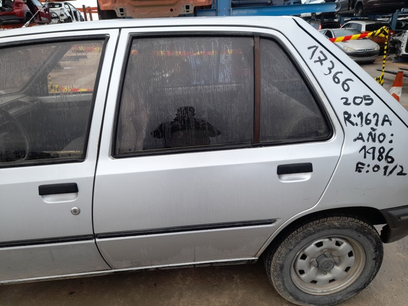 Recambio de puerta trasera izquierda para peugeot 205 i (741a/c) 1.7 diesel referencia OEM IAM   