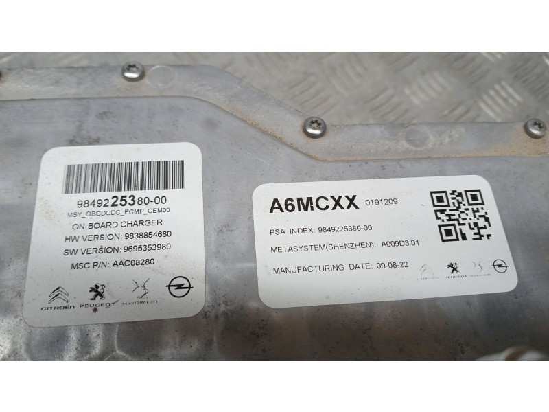 Recambio de convertidor para fiat scudo furgoneta e-scudo (507) referencia OEM IAM   