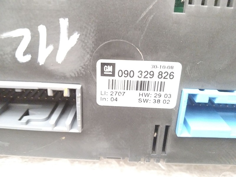 Recambio de mando climatizador para opel meriva cosmo referencia OEM IAM 090329826  
