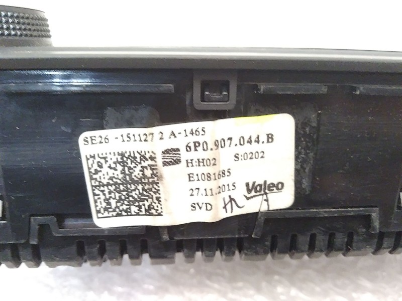 Recambio de mando climatizador para seat ibiza (6p1) reference referencia OEM IAM 6P0907044N E1081685 VALEO