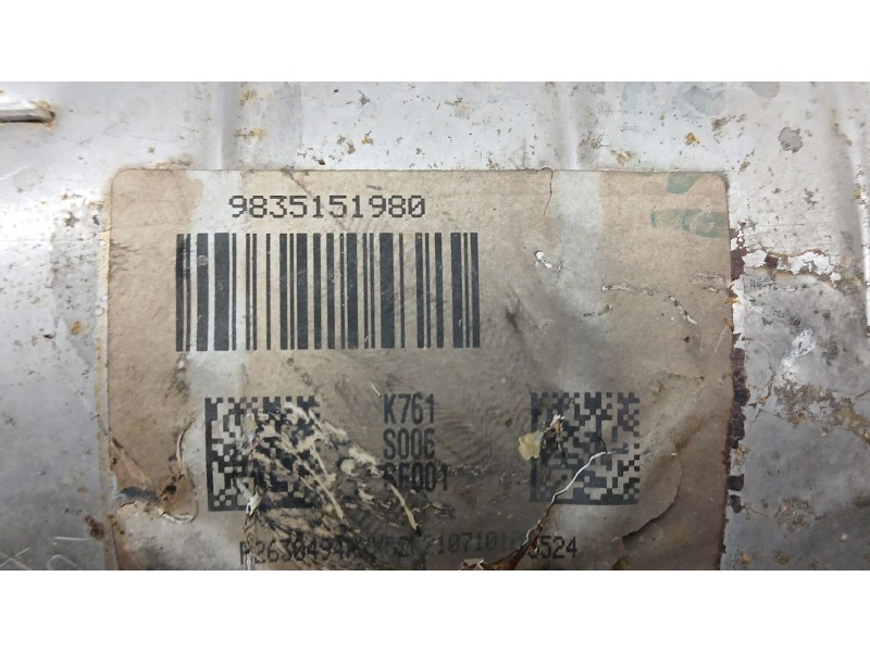 Recambio de filtro de particulas para citroën c4 iii (ba_, bb_, bc_) 1.5 bluehdi 130 (bbyhzb) referencia OEM IAM   