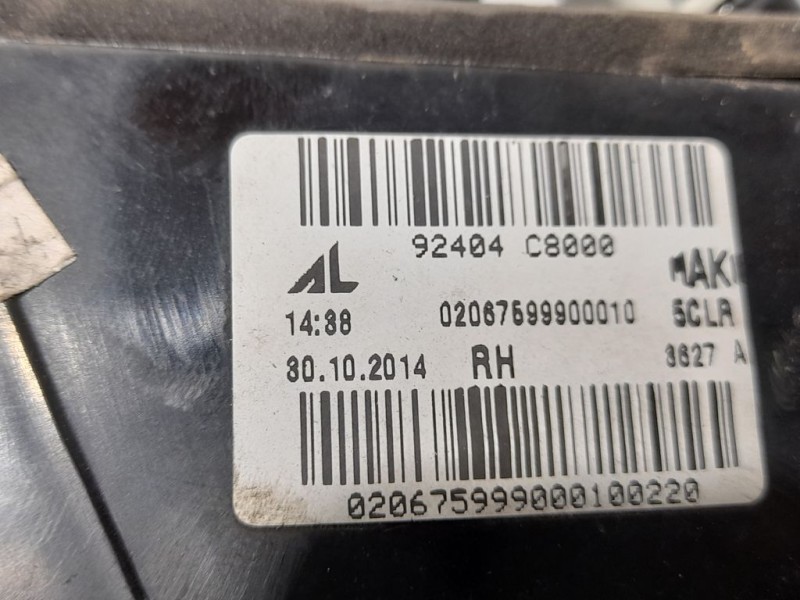 Recambio de piloto trasero derecho para hyundai i20 classic referencia OEM IAM 92404C8000  INTERIOR