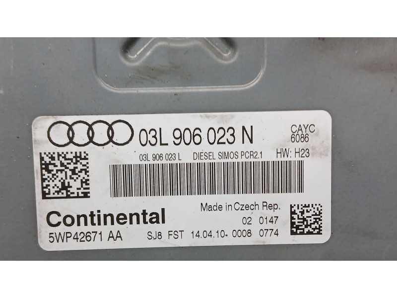 Recambio de centralita motor uce para audi a3 (8p1) 1.6 tdi referencia OEM IAM   