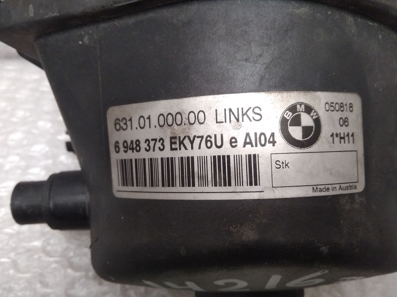 Recambio de faro antiniebla izquierdo para bmw serie 3 touring (e91) 320d referencia OEM IAM 6948373 6310100000 