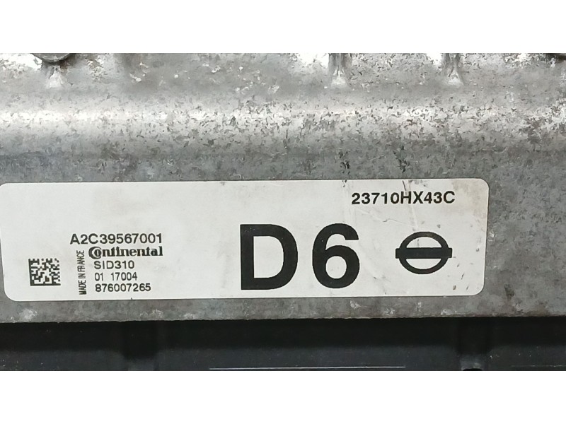 Recambio de centralita motor uce para nissan pulsar hatchback (c13) 1.5 dci referencia OEM IAM   