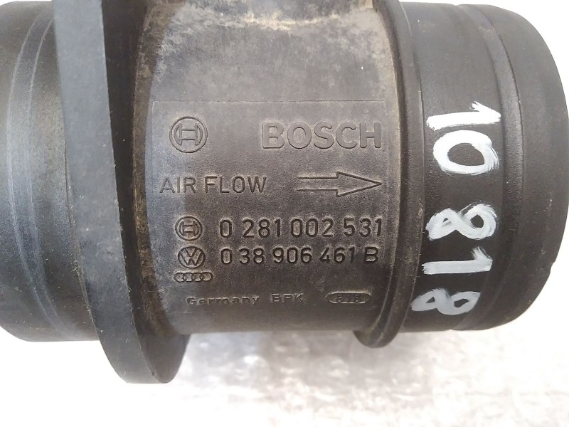 Recambio de caudalimetro para seat ibiza (6l1) cool referencia OEM IAM 038906461B 0281002531 BOSCH
