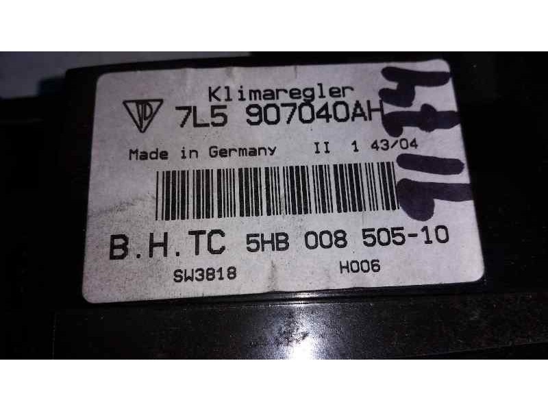 Recambio de mando climatizador para porsche cayenne (typ 9pa) básico referencia OEM IAM 7L5907040AH 5HB00850510 