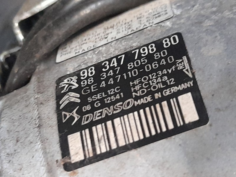Recambio de compresor aire acondicionado para opel crossland x / crossland (p17, p2qo) 1.2 (75) referencia OEM IAM   