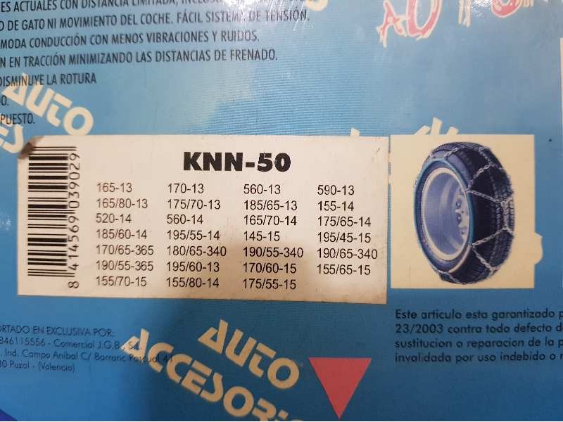 Recambio de cadenas para universal accesorio - referencia OEM IAM KNN-50  AUTO ACCESORIOS