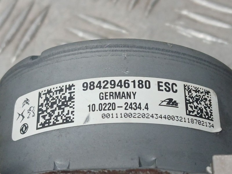 Recambio de abs para citroën c4 iii (ba_, bb_, bc_) 1.5 bluehdi 130 (bbyhzb) referencia OEM IAM 9842946180 ATE 10022024344
